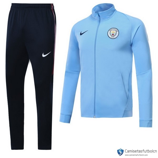 Chandal Manchester City 2017-18 Azul Claro Negro